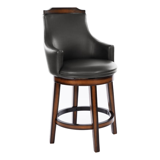 Bayshore Brown Swivel Counter Height Chair, Set of 2 - 5447-24S - Luna Furniture - Dallas Store