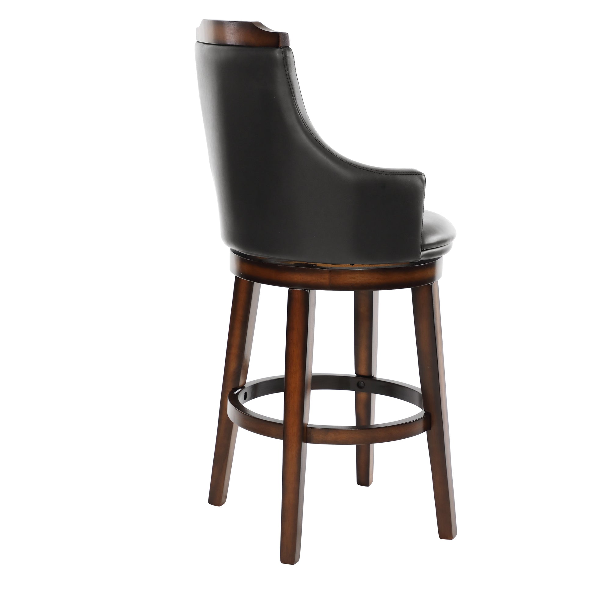Bayshore Brown Swivel Pub Height Chair, Set of 2 - 5447-29S - Luna Furniture - Dallas Store