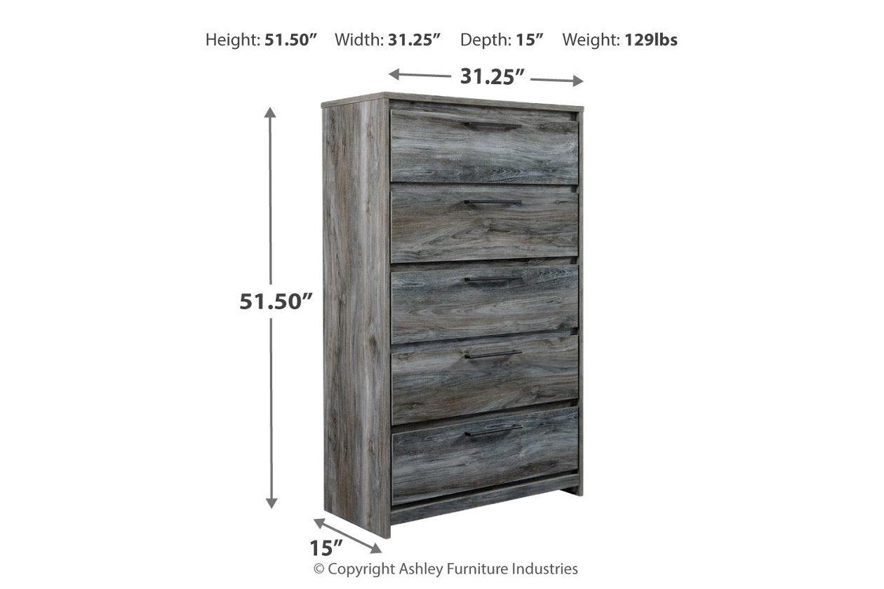 Baystorm Gray Chest of Drawers - B221-46 - Luna Furniture - Dallas Store