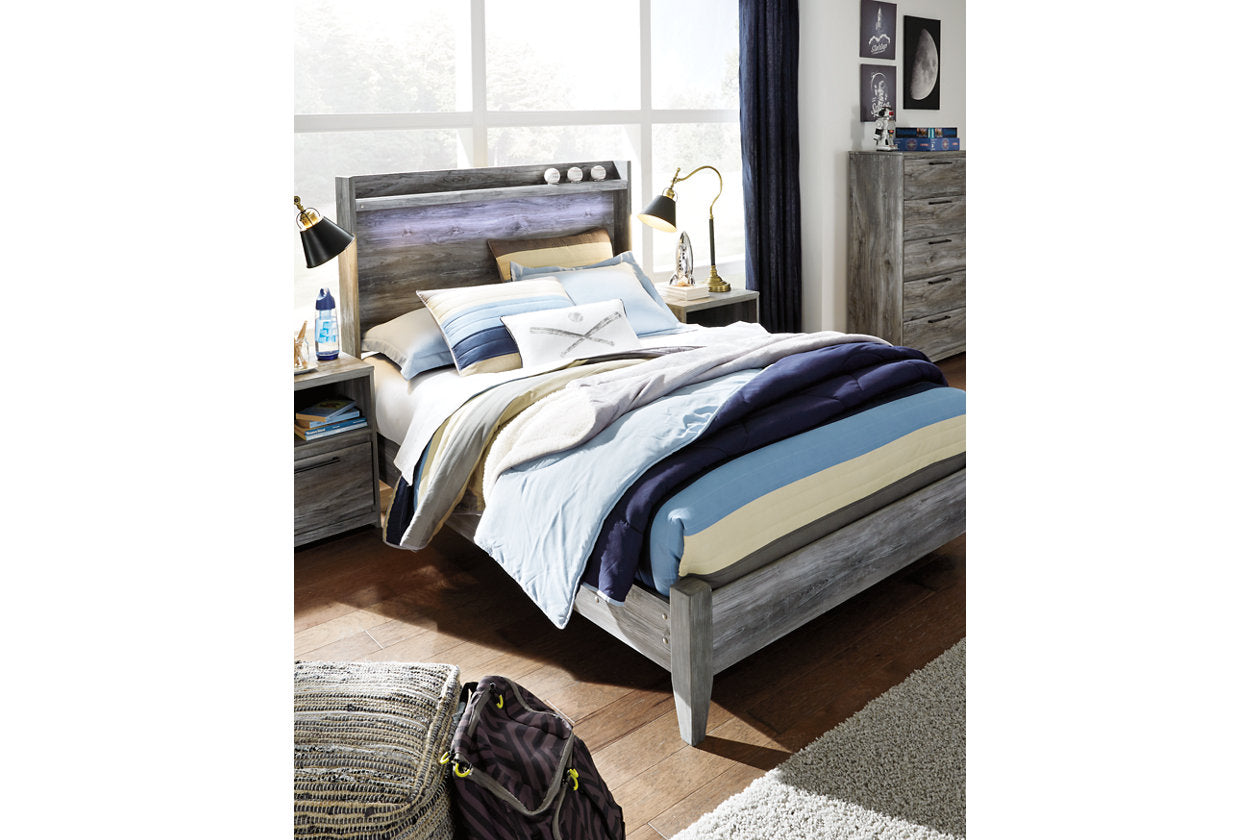 Baystorm Gray Full Panel Bed - SET | B221-84 | B221-87 - Luna Furniture - Dallas Store