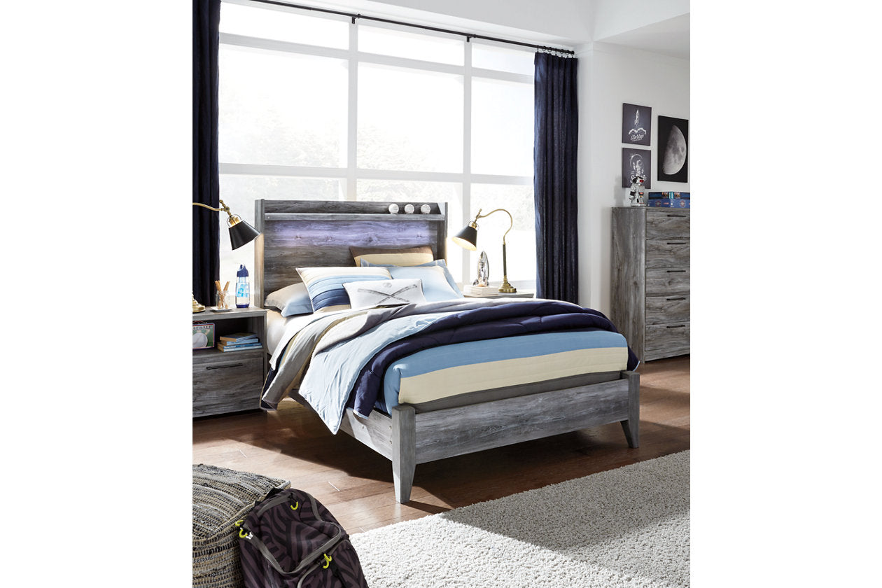 Baystorm Gray Full Panel Bed - SET | B221-84 | B221-87 - Luna Furniture - Dallas Store