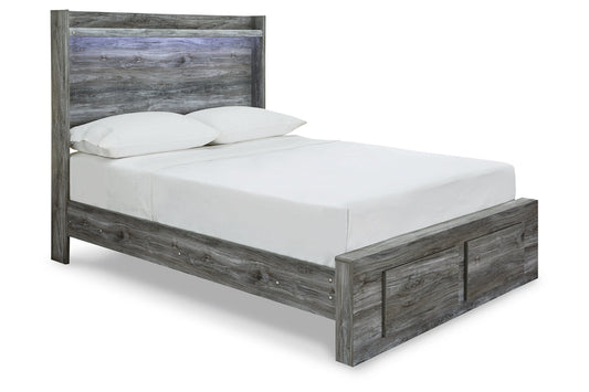 Baystorm Gray Full Panel Bed with 2 Storage Drawers - SET | B100-12 | B221-84S | B221-87 | B221-89 - Luna Furniture - Dallas Store