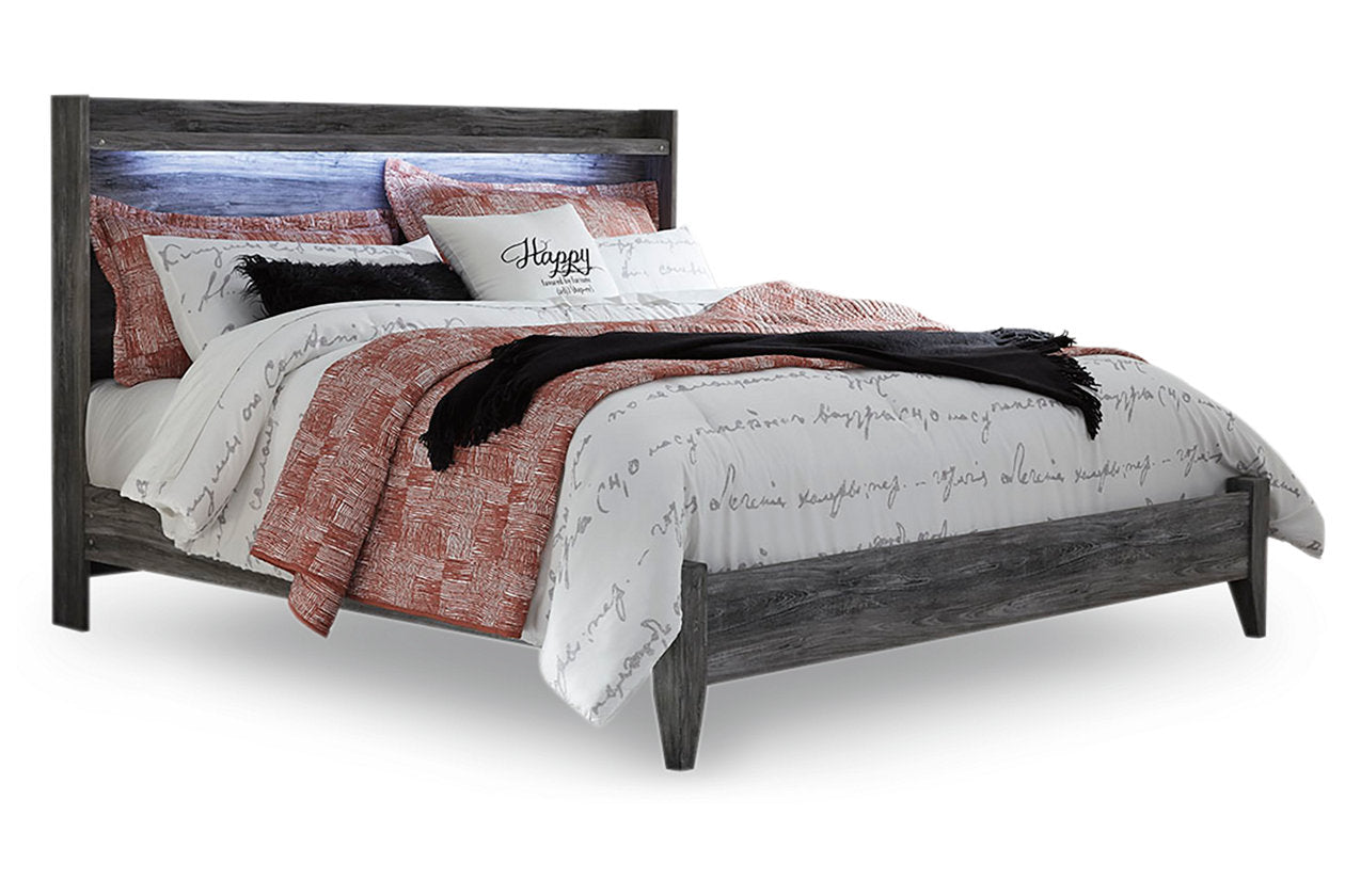 Baystorm Gray King Panel Bed - SET | B221-56 | B221-58 - Luna Furniture - Dallas Store