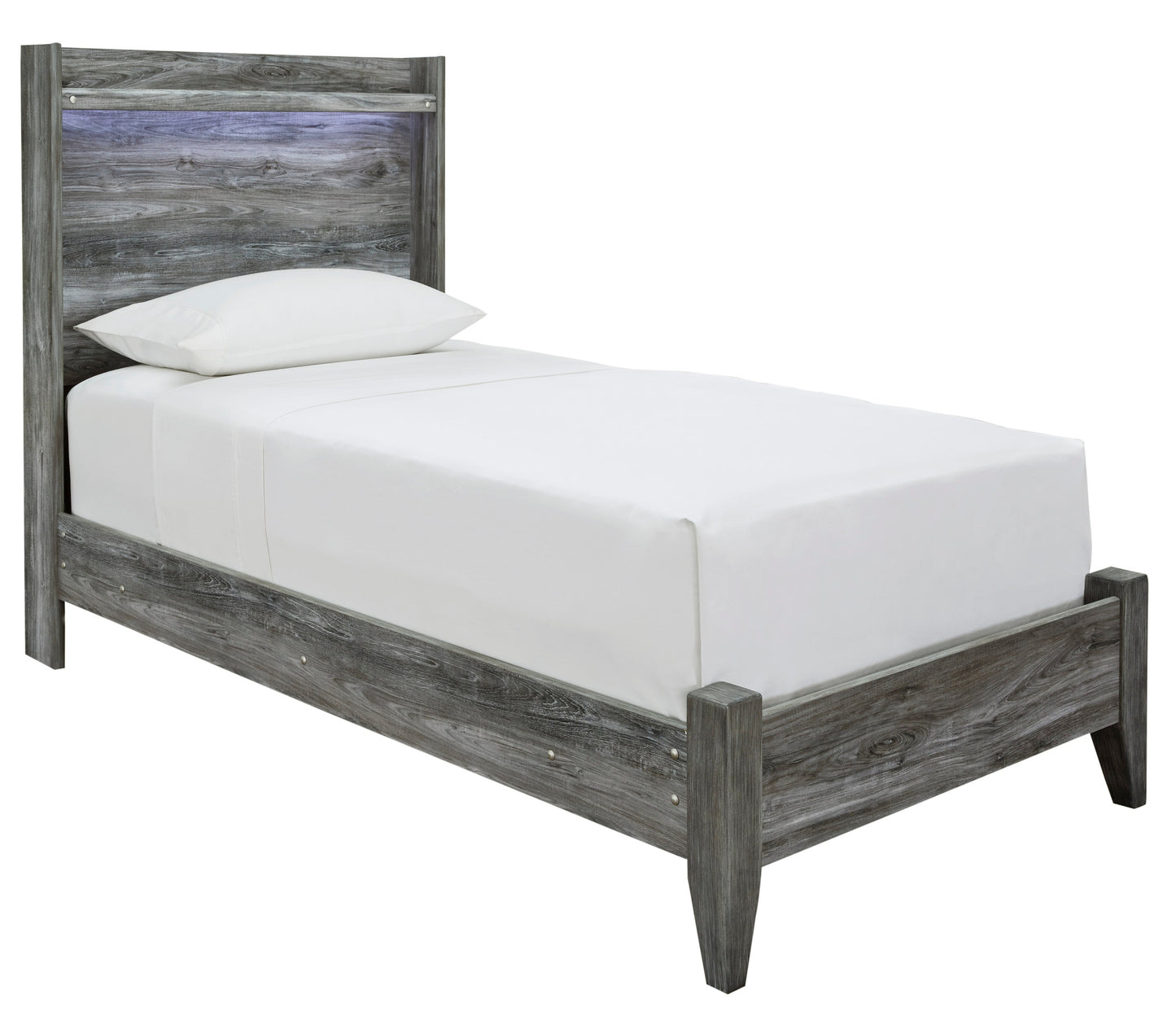 Baystorm Gray LED Panel Youth Bedroom Set - SET | B221-52 | B221-53 | B221-91 | B221-46 - Luna Furniture - Dallas Store