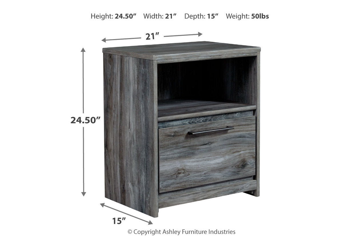 Baystorm Gray Nightstand - B221-91 - Luna Furniture - Dallas Store