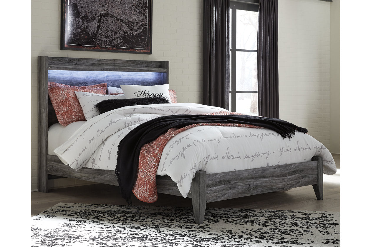 Baystorm Gray Queen Panel Bed - SET | B221-54 | B221-57 - Luna Furniture - Dallas Store