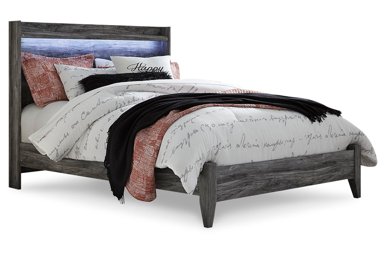 Baystorm Gray Queen Panel Bed - SET | B221-54 | B221-57 - Luna Furniture - Dallas Store