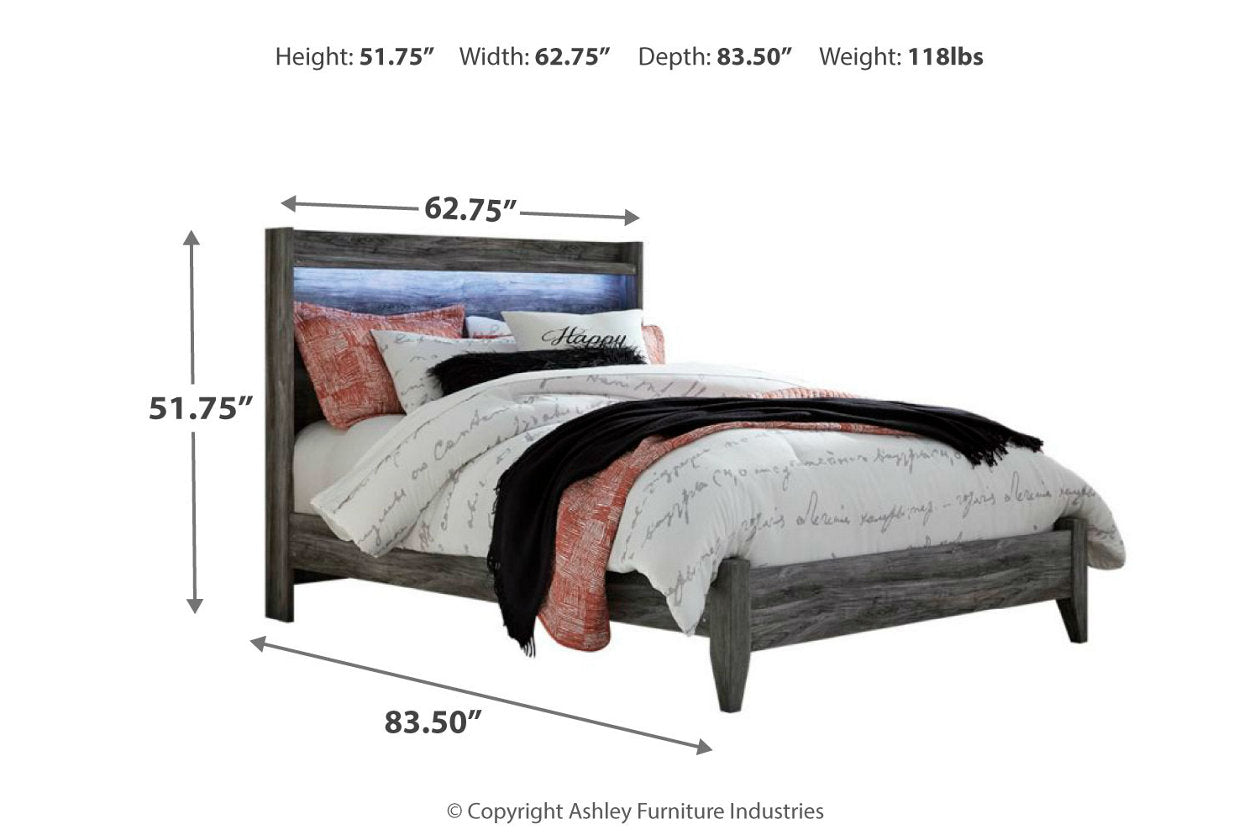 Baystorm Gray Queen Panel Bed - SET | B221-54 | B221-57 - Luna Furniture - Dallas Store