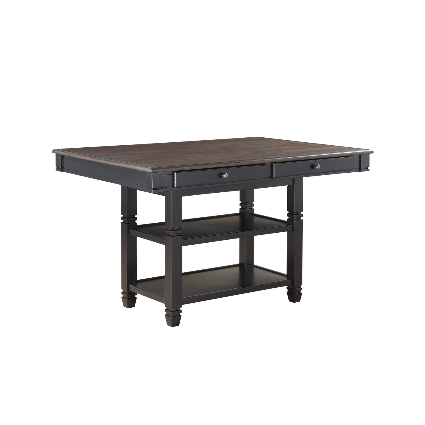 Baywater Black/Brown Counter Height Set - SET | 5705BK-36 | 5705BK-24(3) - Luna Furniture - Dallas Store