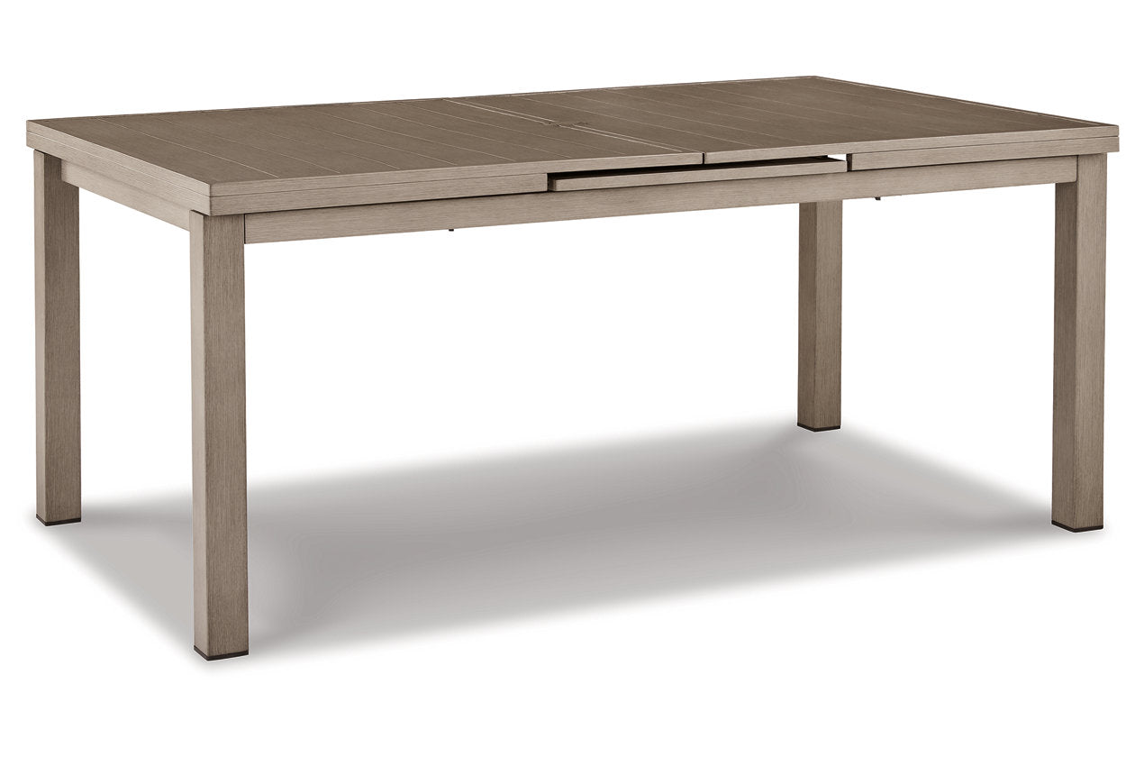 Beach Front Beige Outdoor Dining Table - P323-635 - Luna Furniture - Dallas Store