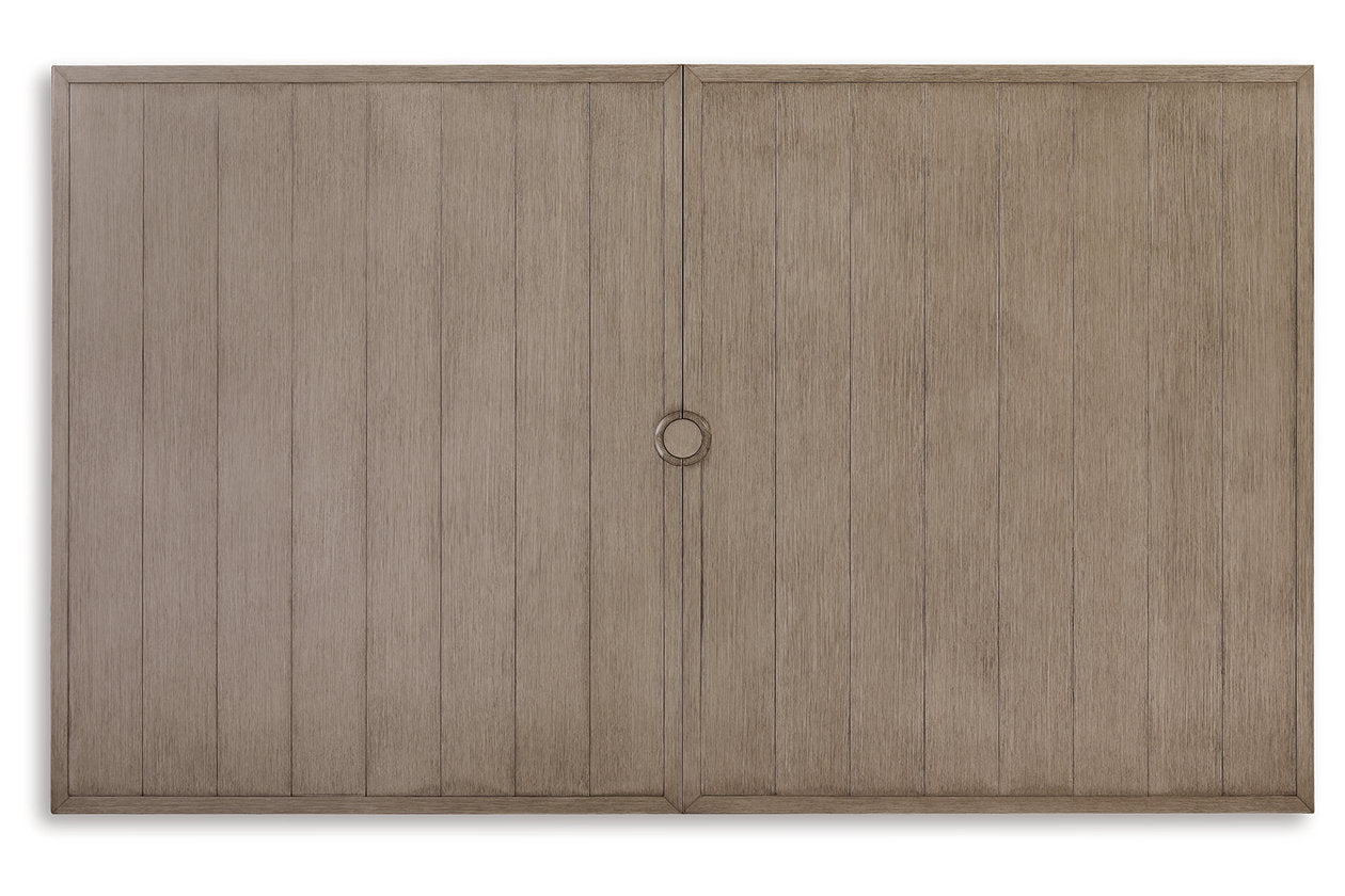 Beach Front Beige Outdoor Dining Table - P323-635 - Luna Furniture - Dallas Store