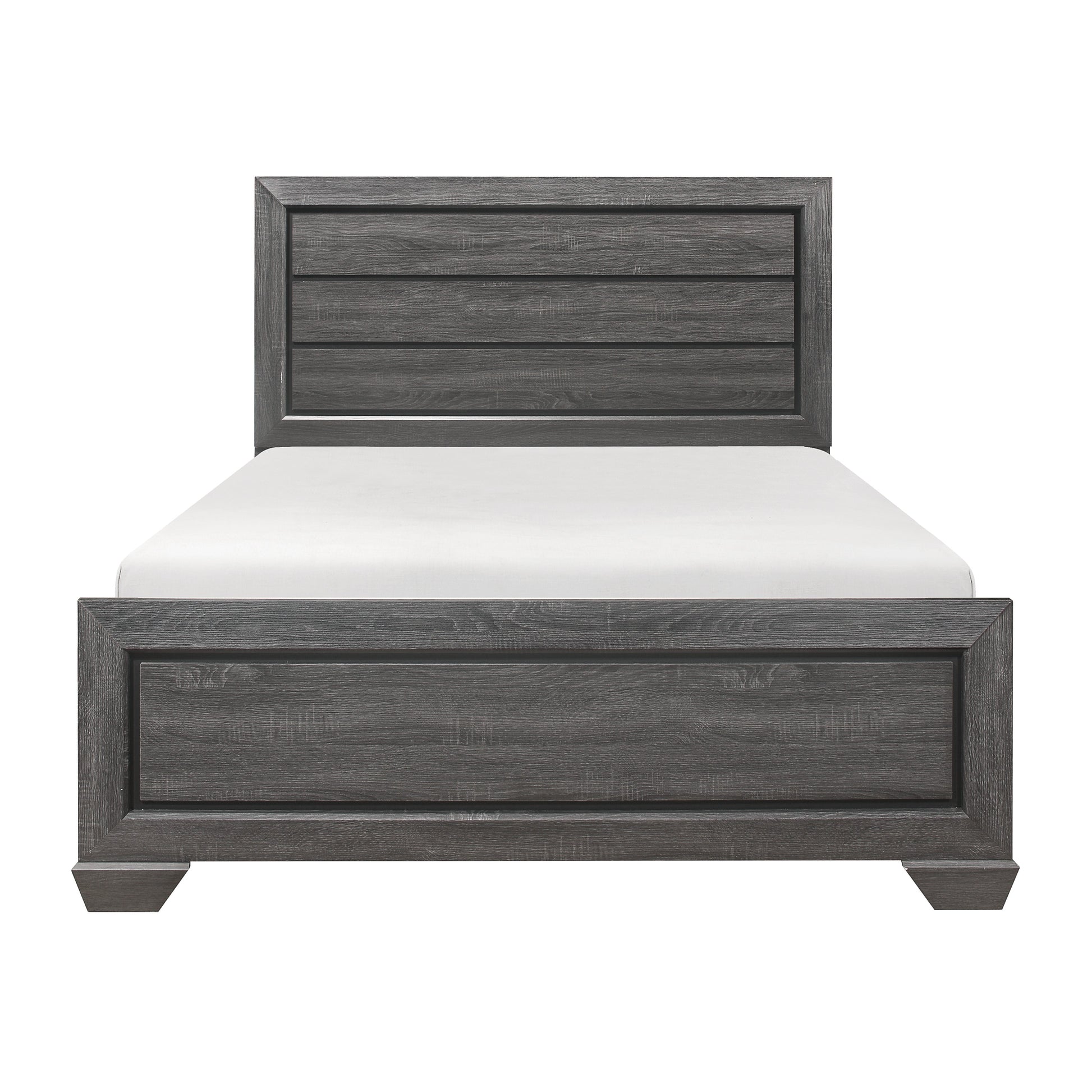 Beechnut Gray Full Panel Bed - SET | 1904FGY-1 | 1904FGY-3 - Luna Furniture - Dallas Store