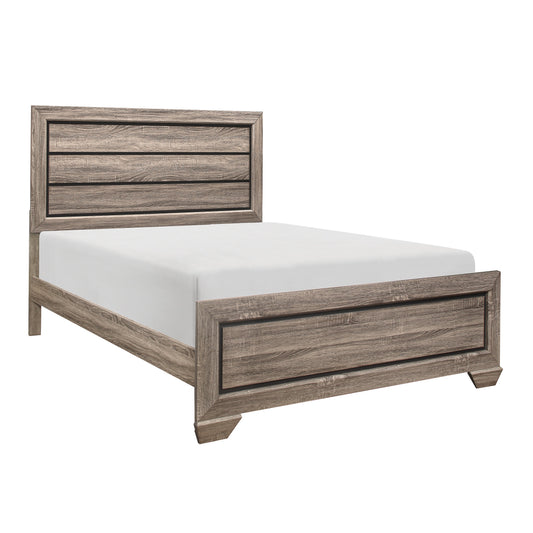 Beechnut Light Elm Queen Panel Bed - SET | 1904-1 | 1904-3 - Luna Furniture - Dallas Store