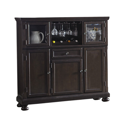Begonia Grayish Brown Curio - 1718GY-40 - Luna Furniture - Dallas Store