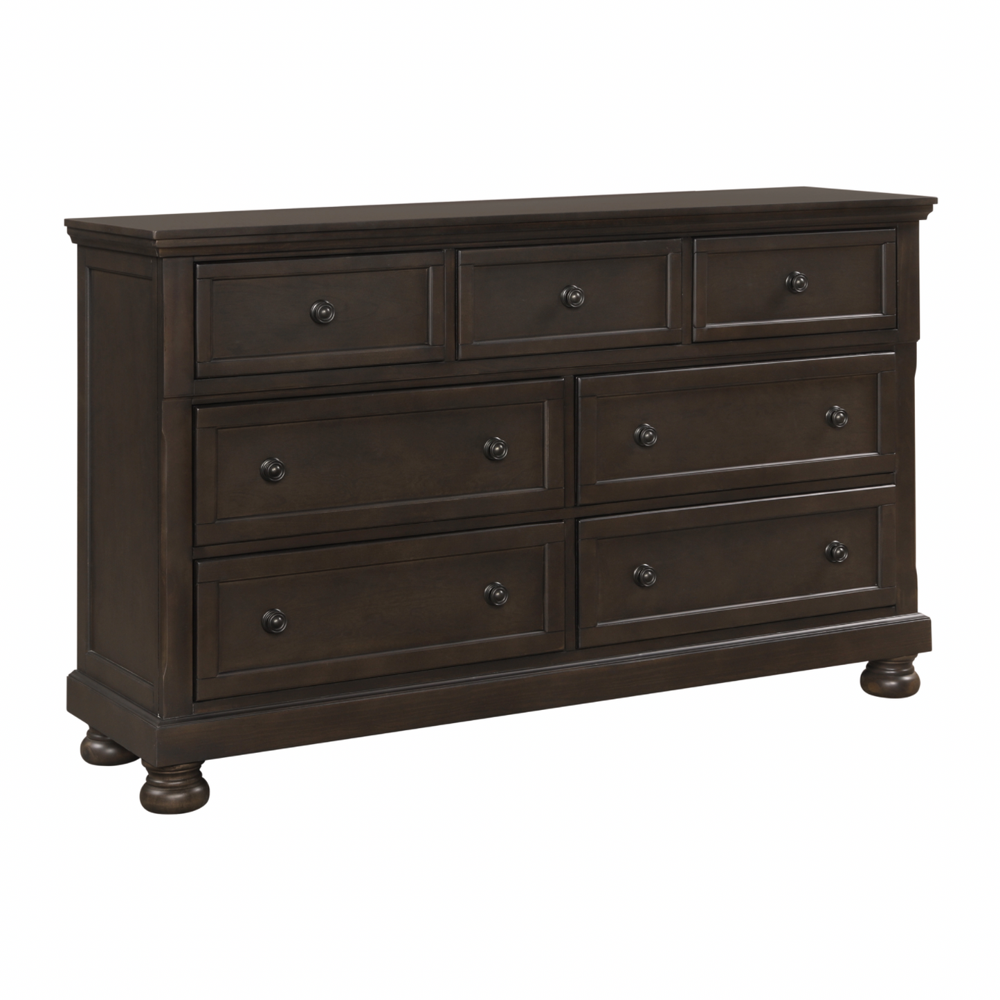 Begonia Grayish Brown Dresser - 1718GY-5 - Luna Furniture - Dallas Store