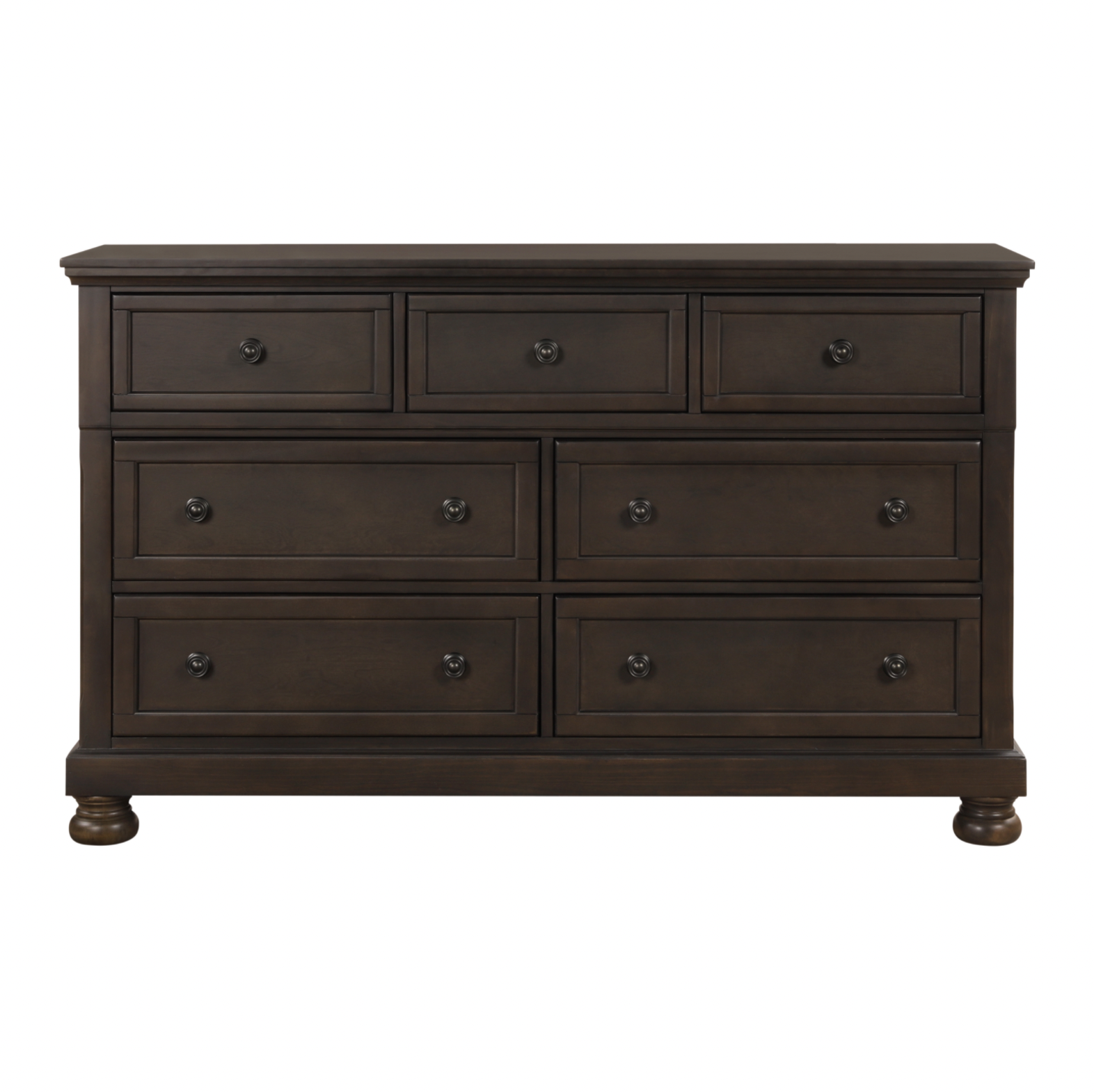 Begonia Grayish Brown Dresser - 1718GY-5 - Luna Furniture - Dallas Store