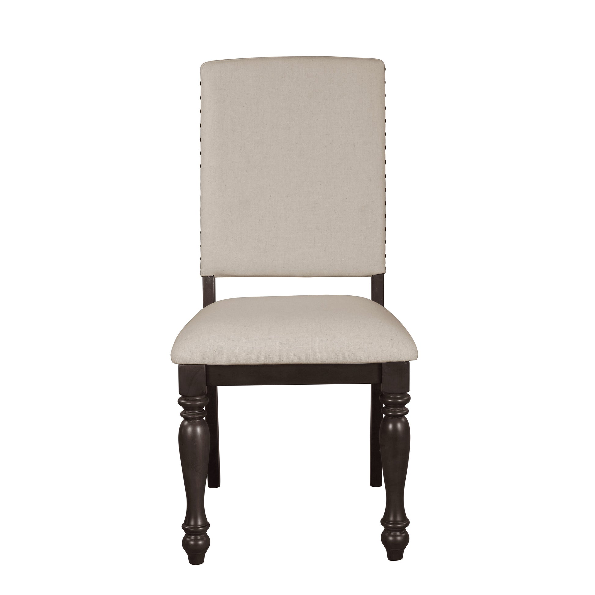 Begonia Grayish Brown Side Chair, Set of 2 - 1718GYS - Luna Furniture - Dallas Store