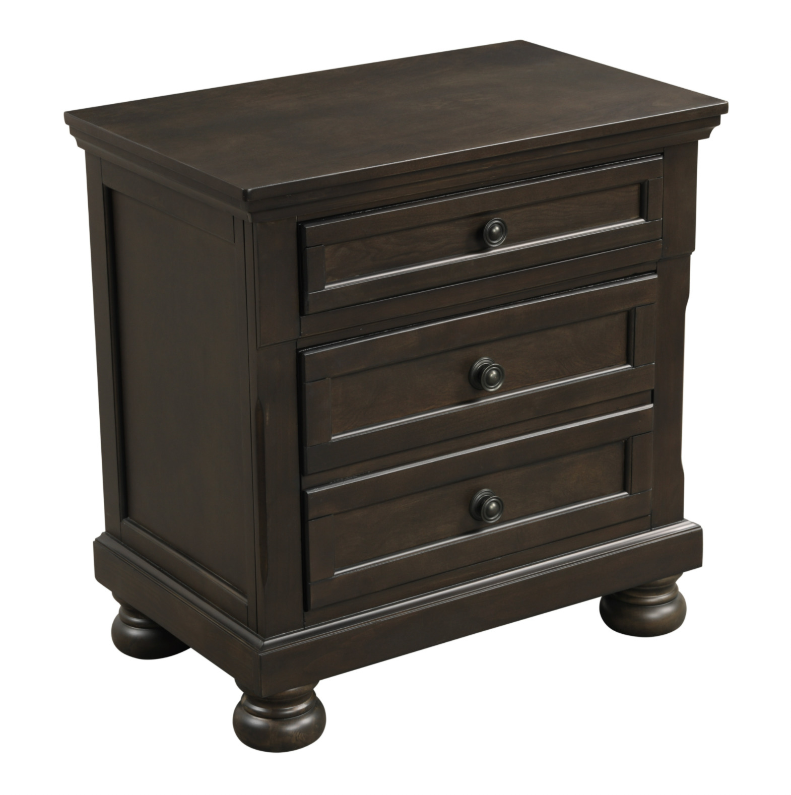 Begonia Grayish Brown Sleigh Storage Platform Bedroom Set - SET | 1718GY-1 | 1718GY-2 | 1718GY-3 | 1718GY-4 | 1718GY-9 - Luna Furniture - Dallas Store