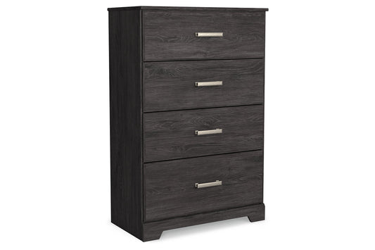 Belachime Black Chest of Drawers - B2589-44 - Luna Furniture - Dallas Store