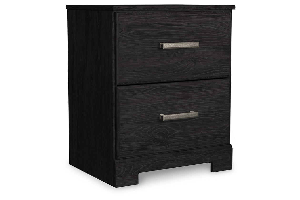 Belachime Black Nightstand - B2589-92 - Luna Furniture - Dallas Store