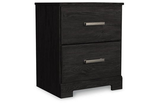 Belachime Black Nightstand - B2589-92 - Luna Furniture - Dallas Store