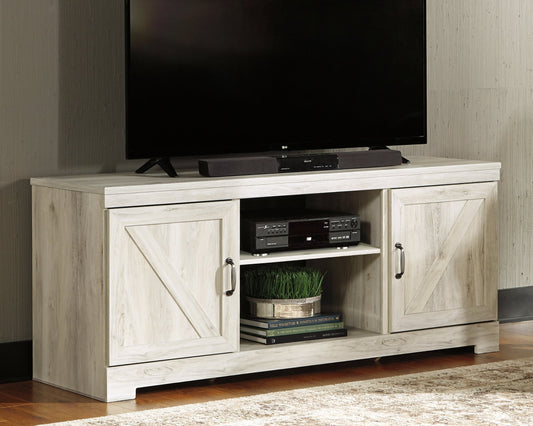Bellaby Whitewash 63" TV Stand - W331-68 - Luna Furniture - Dallas Store