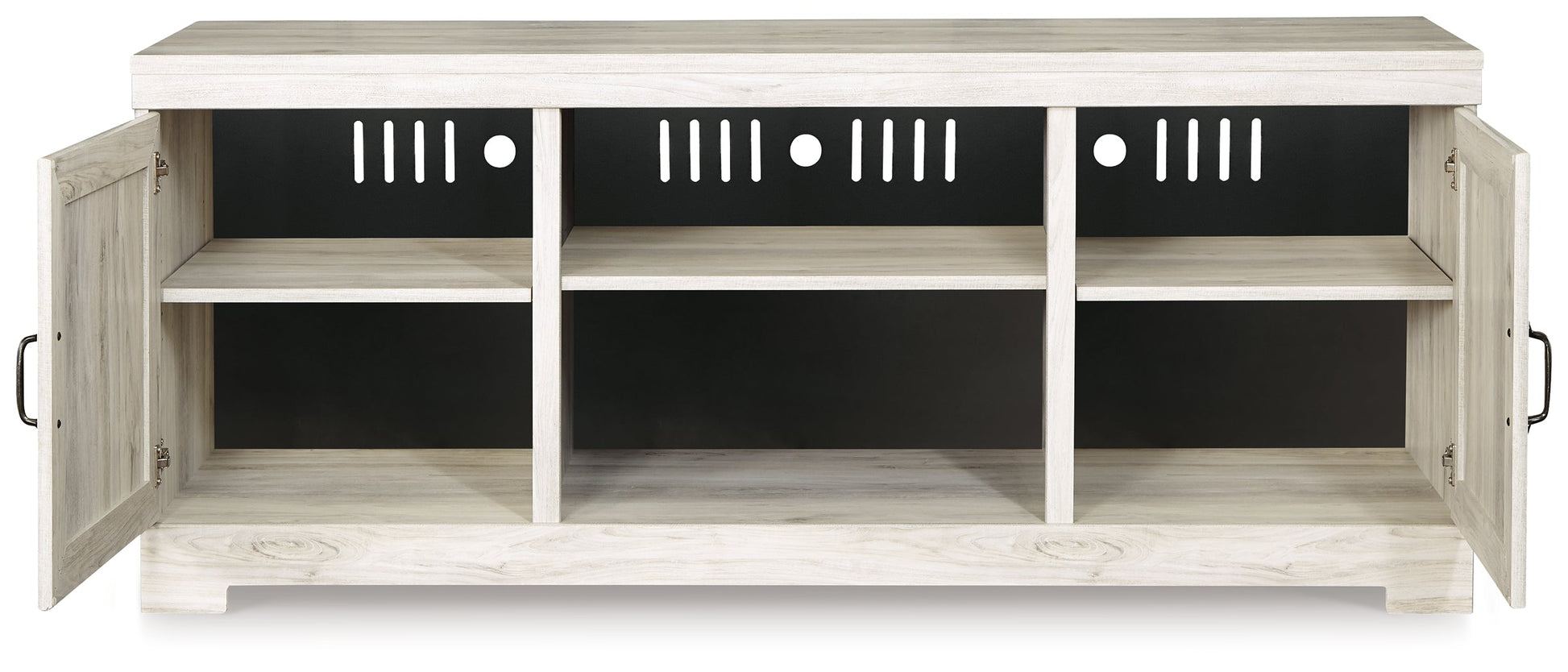 Bellaby Whitewash 63" TV Stand - W331-68 - Luna Furniture - Dallas Store