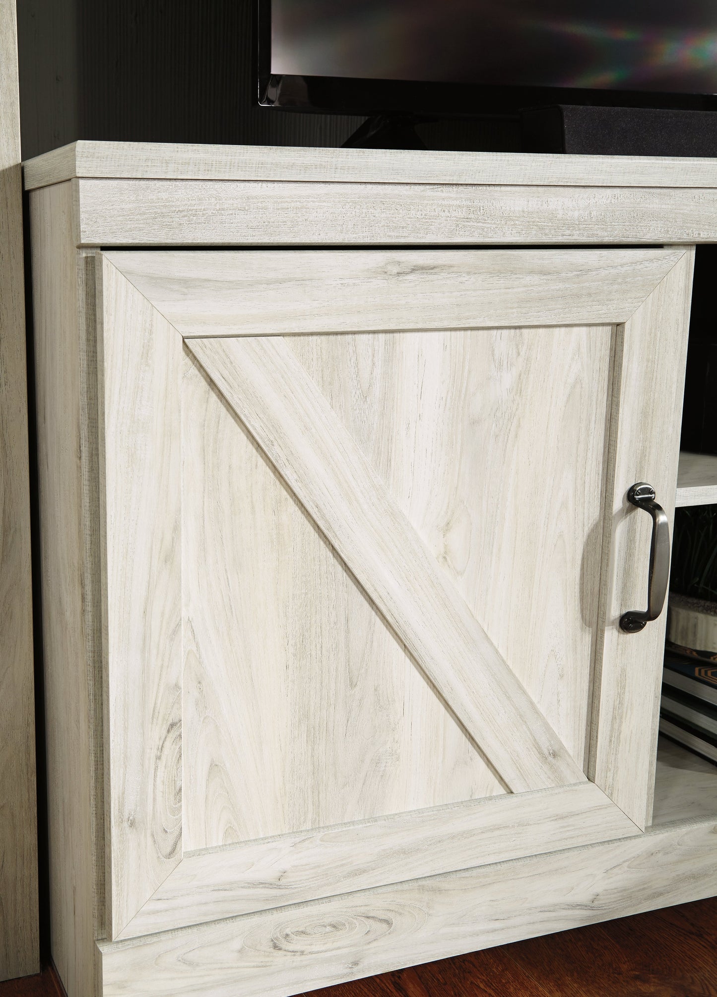 Bellaby Whitewash 63" TV Stand - W331-68 - Luna Furniture - Dallas Store