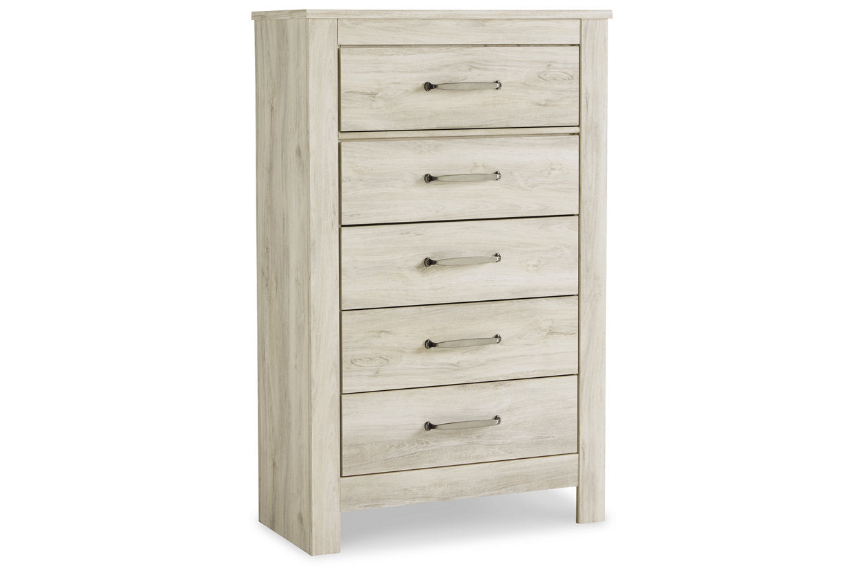 Bellaby Whitewash Chest of Drawers - B331-46 - Luna Furniture - Dallas Store