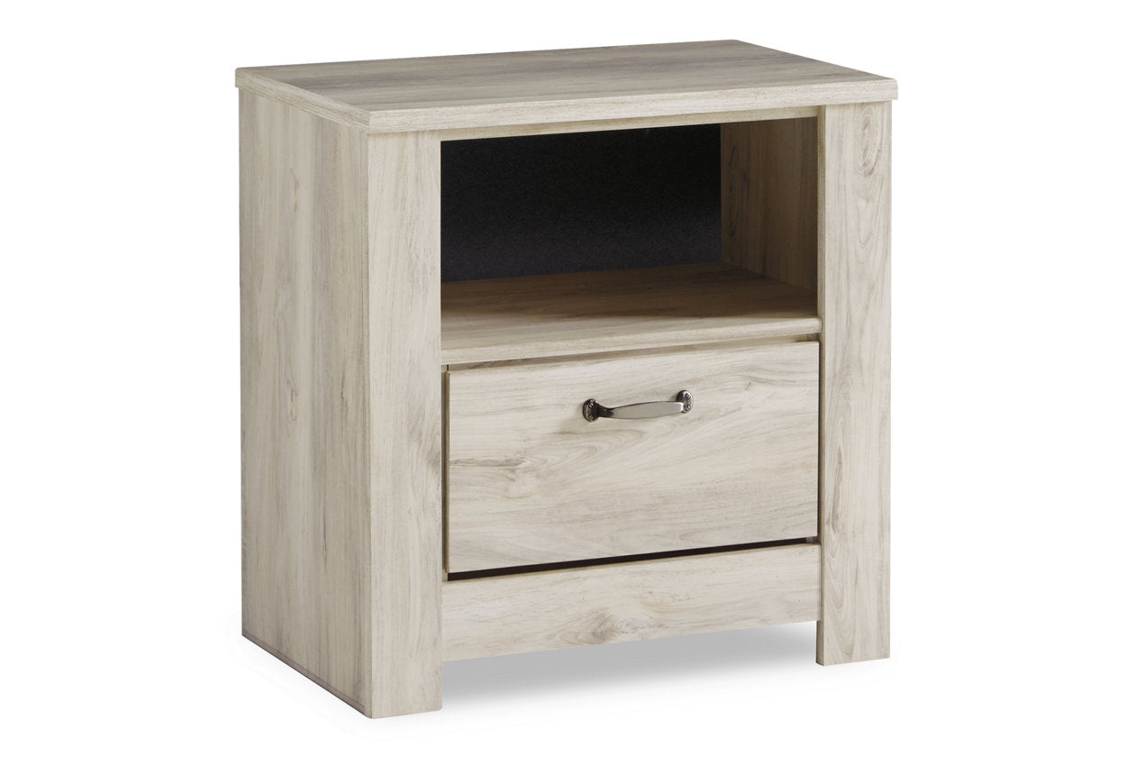 Bellaby Whitewash Nightstand - B331-91 - Luna Furniture - Dallas Store