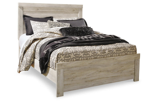 Bellaby Whitewash Queen Panel Bed - SET | B331-54 | B331-57 | B331-96 - Luna Furniture - Dallas Store