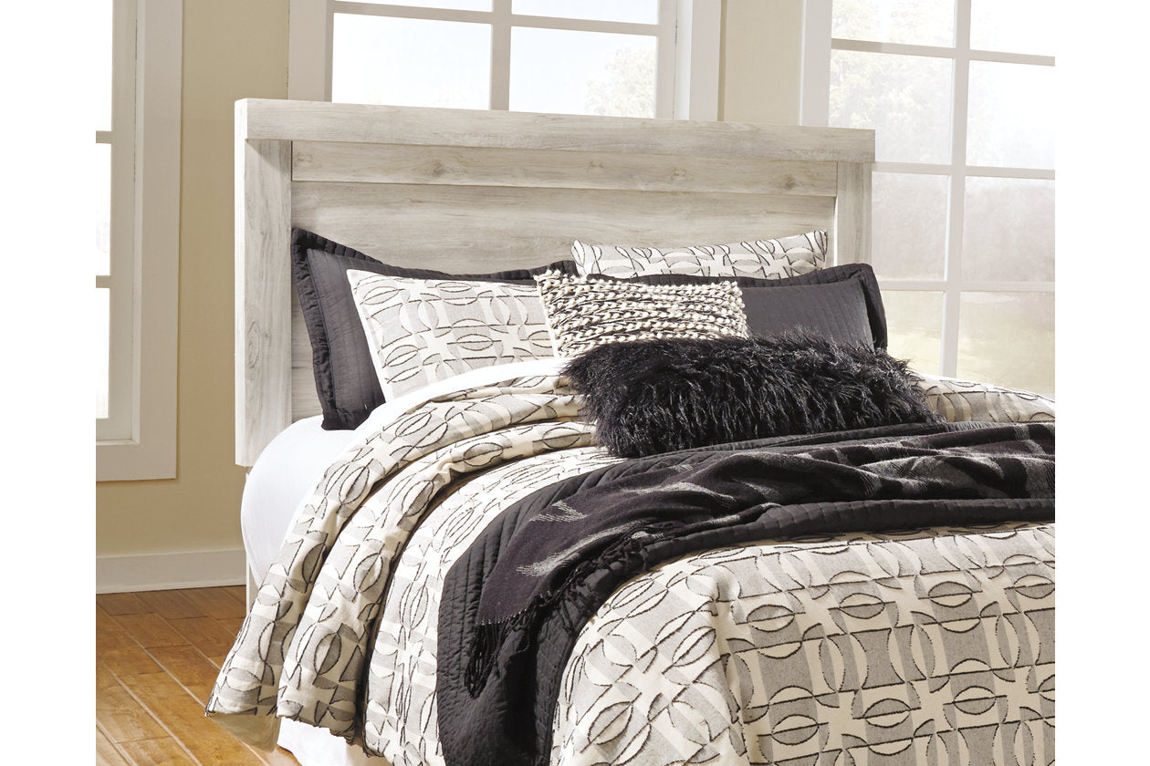 Bellaby Whitewash Queen Panel Bed - SET | B331-54 | B331-57 | B331-96 - Luna Furniture - Dallas Store