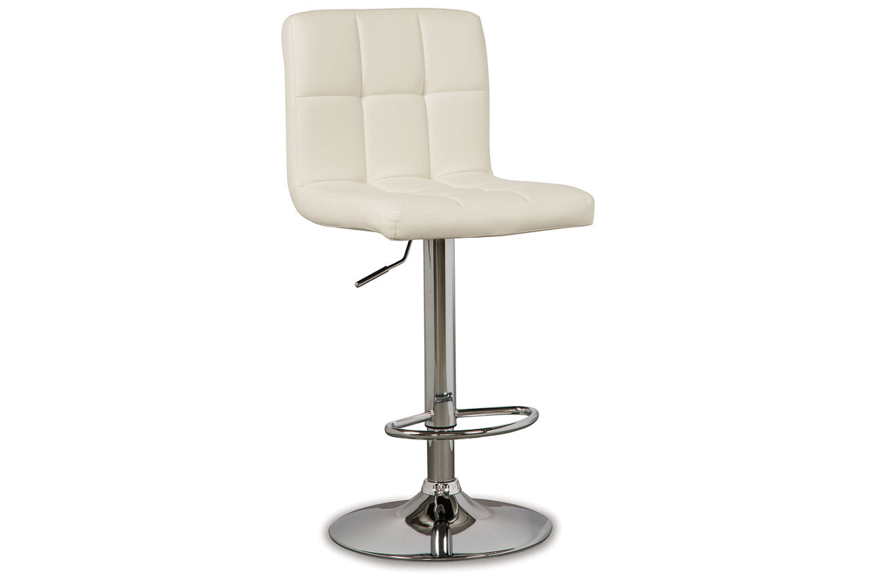 Bellatier Bone Adjustable Height Barstool, Set of 2 - D120-230 - Luna Furniture - Dallas Store