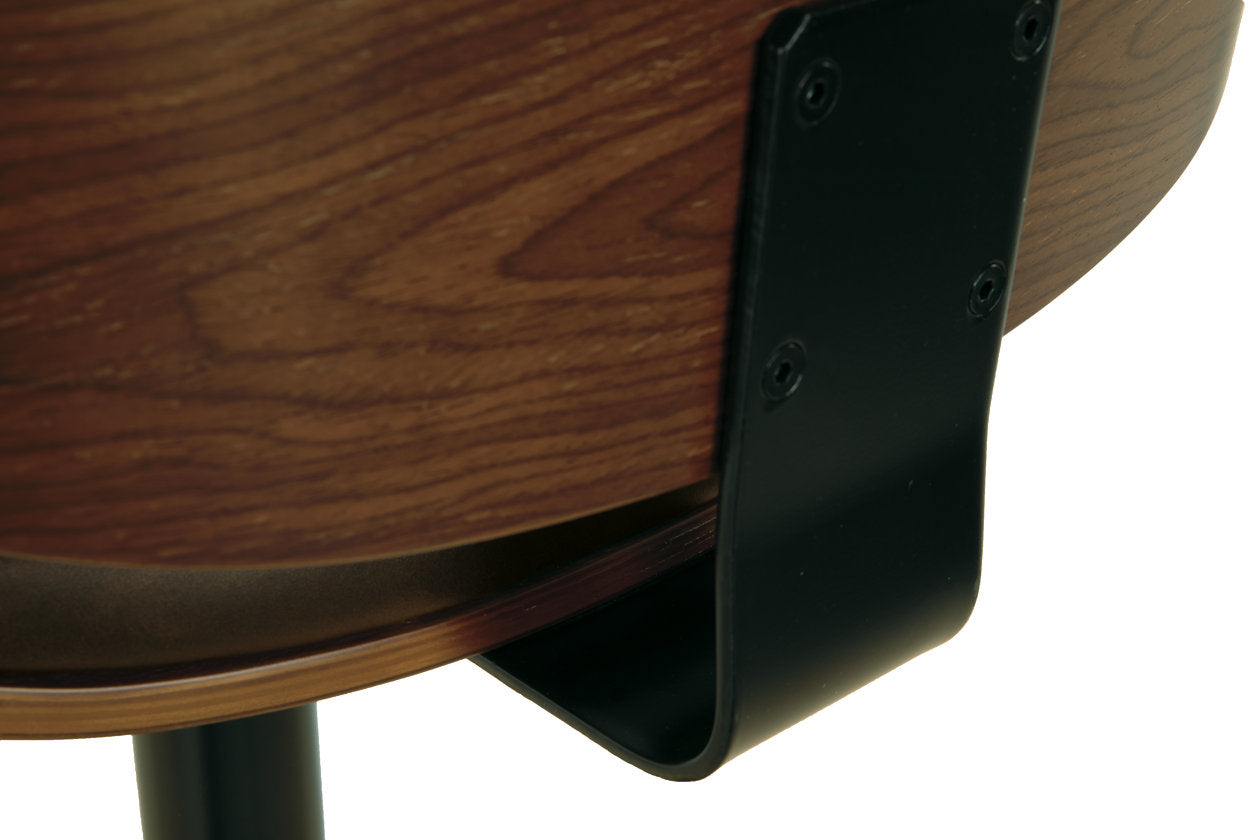 Bellatier Brown Adjustable Height Barstool - D120-530 - Luna Furniture - Dallas Store