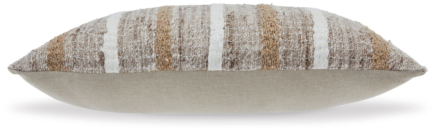 Benish Tan/Brown/White Pillow (Set of 4) - A1001047 - Luna Furniture - Dallas Store
