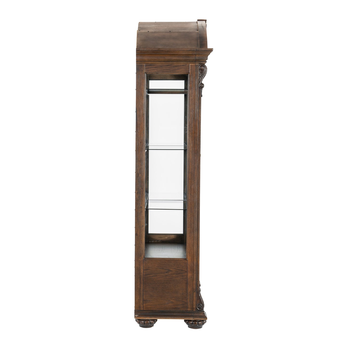 Bergen Dark Oak Curio - 5829-44C - Luna Furniture - Dallas Store