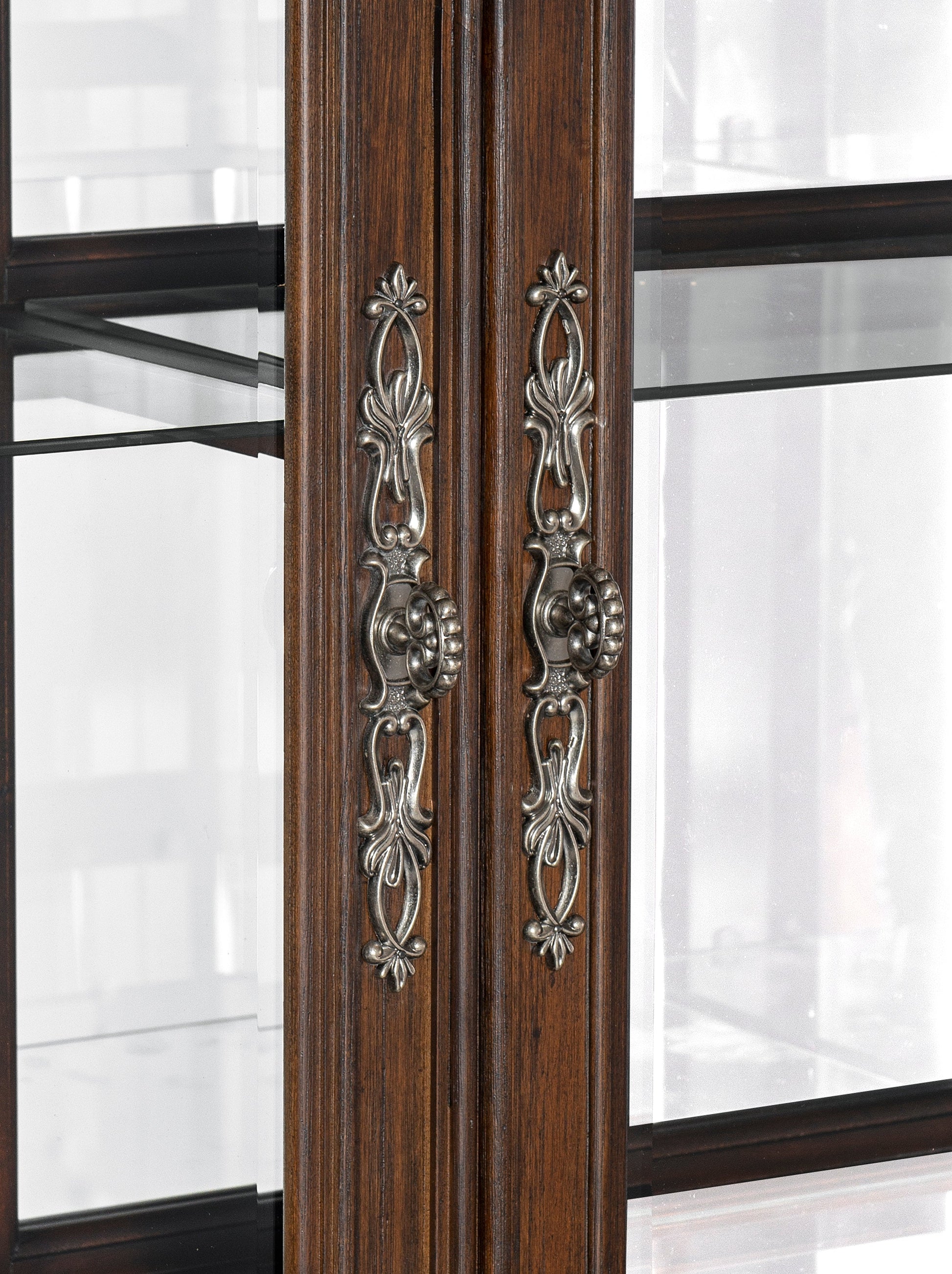 Bergen Dark Oak Curio - 5829-44C - Luna Furniture - Dallas Store