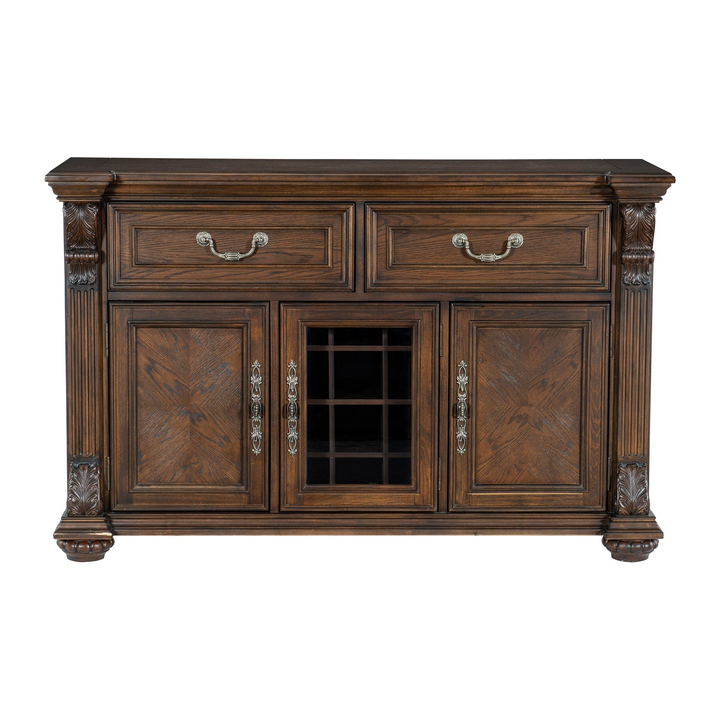 Bergen Dark Oak Server - 5829-40 - Luna Furniture - Dallas Store