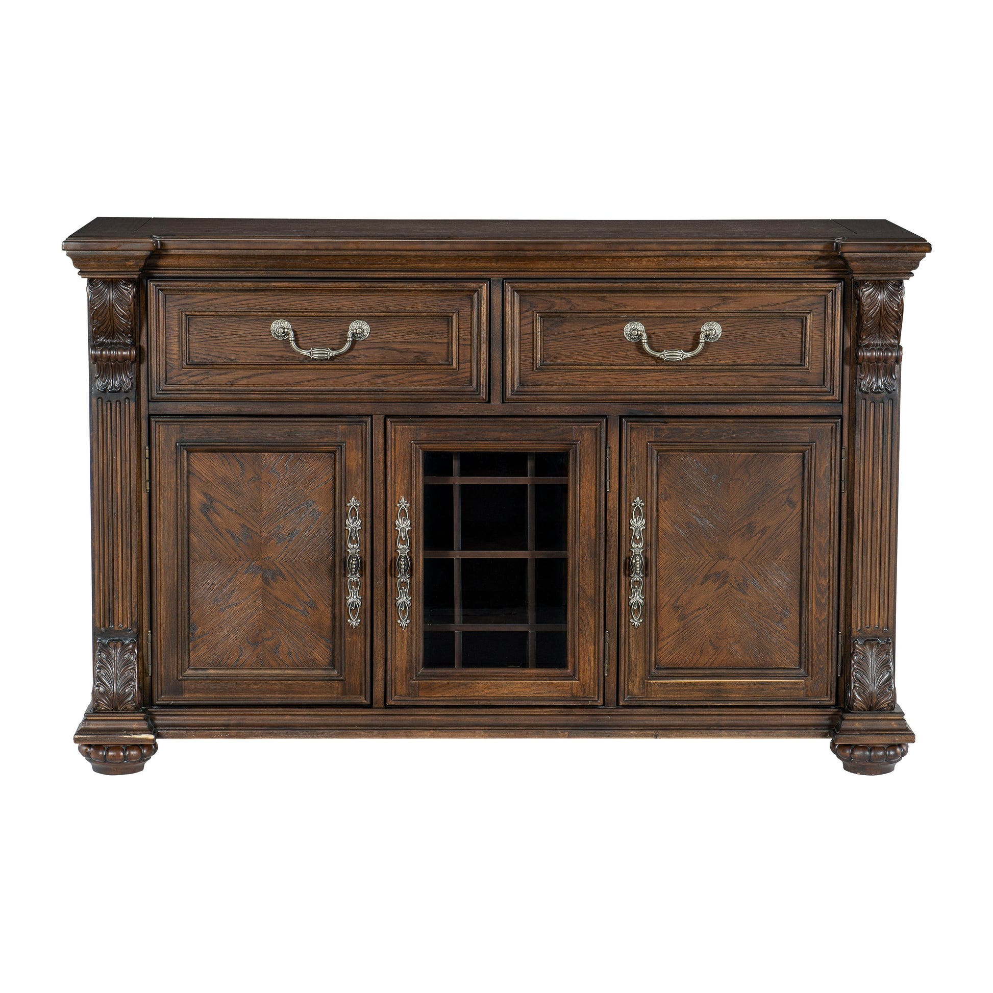 Bergen Dark Oak Server - 5829-40 - Luna Furniture - Dallas Store