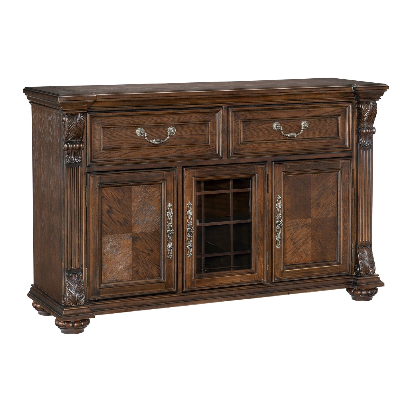 Bergen Dark Oak Server - 5829-40 - Luna Furniture - Dallas Store