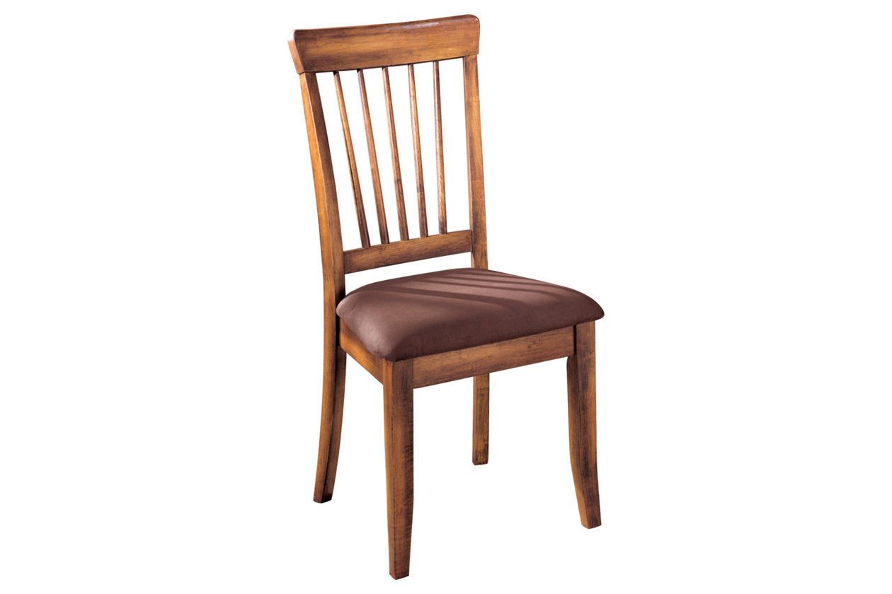 Berringer Rustic Brown Dining Chair, Set of 2 - D199-01 - Luna Furniture - Dallas Store