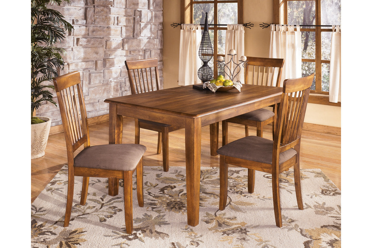 Berringer Rustic Brown Dining Chair, Set of 2 - D199-01 - Luna Furniture - Dallas Store
