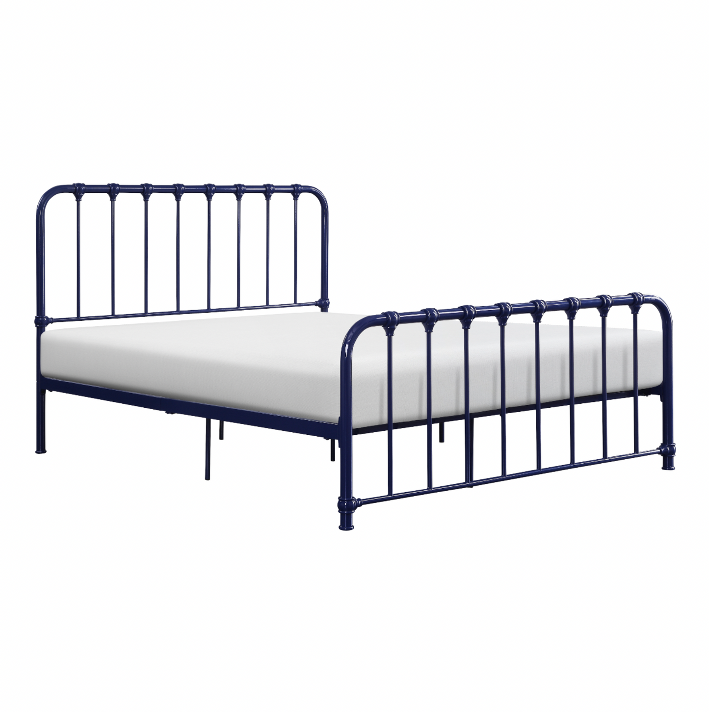 Bethany Blue Full Metal Platform Bed - 1571BUF-1 - Luna Furniture - Dallas Store