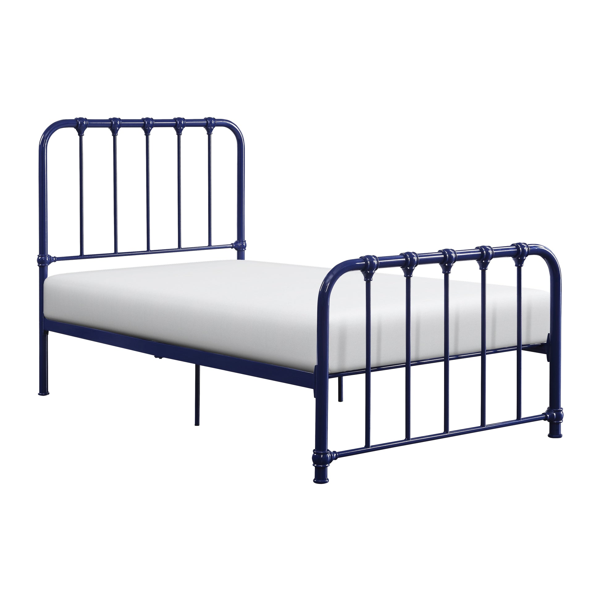 Bethany Blue Twin Metal Platform Bed - 1571BUT-1 - Luna Furniture - Dallas Store