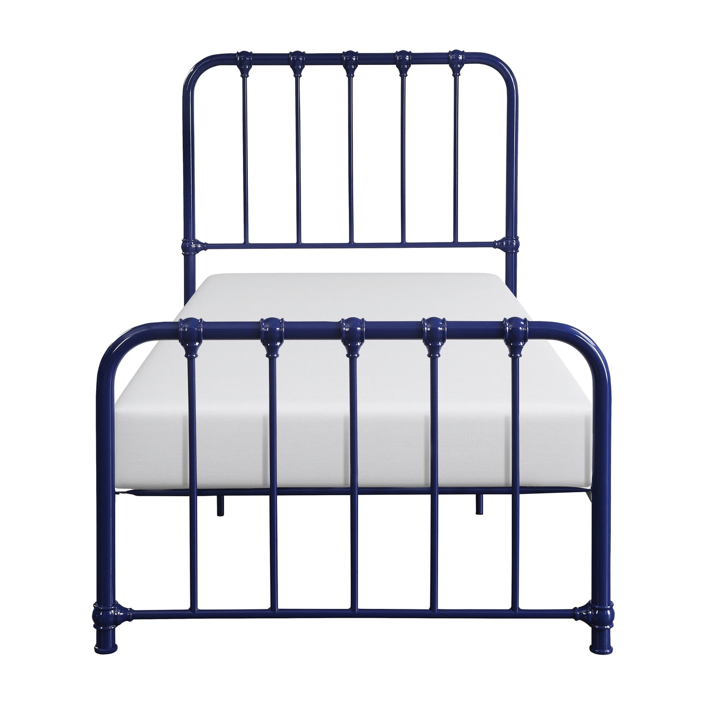 Bethany Blue Twin Metal Platform Bed - 1571BUT-1 - Luna Furniture - Dallas Store