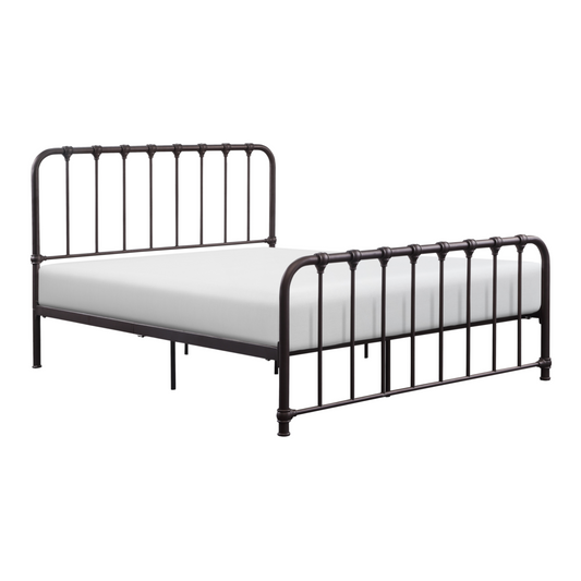Bethany Dark Bronze Queen Metal Platform Bed - 1571DZ-1 - Luna Furniture - Dallas Store