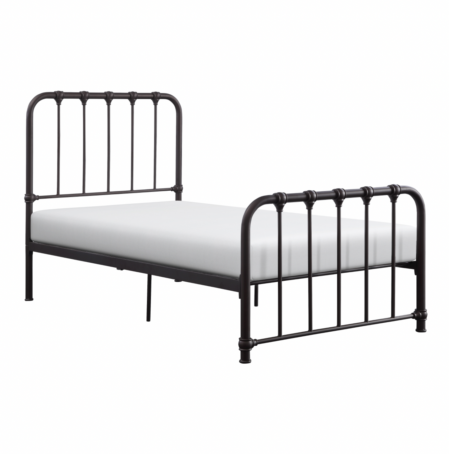 Bethany Dark Bronze Twin Metal Platform Bed - 1571DZT-1 - Luna Furniture - Dallas Store
