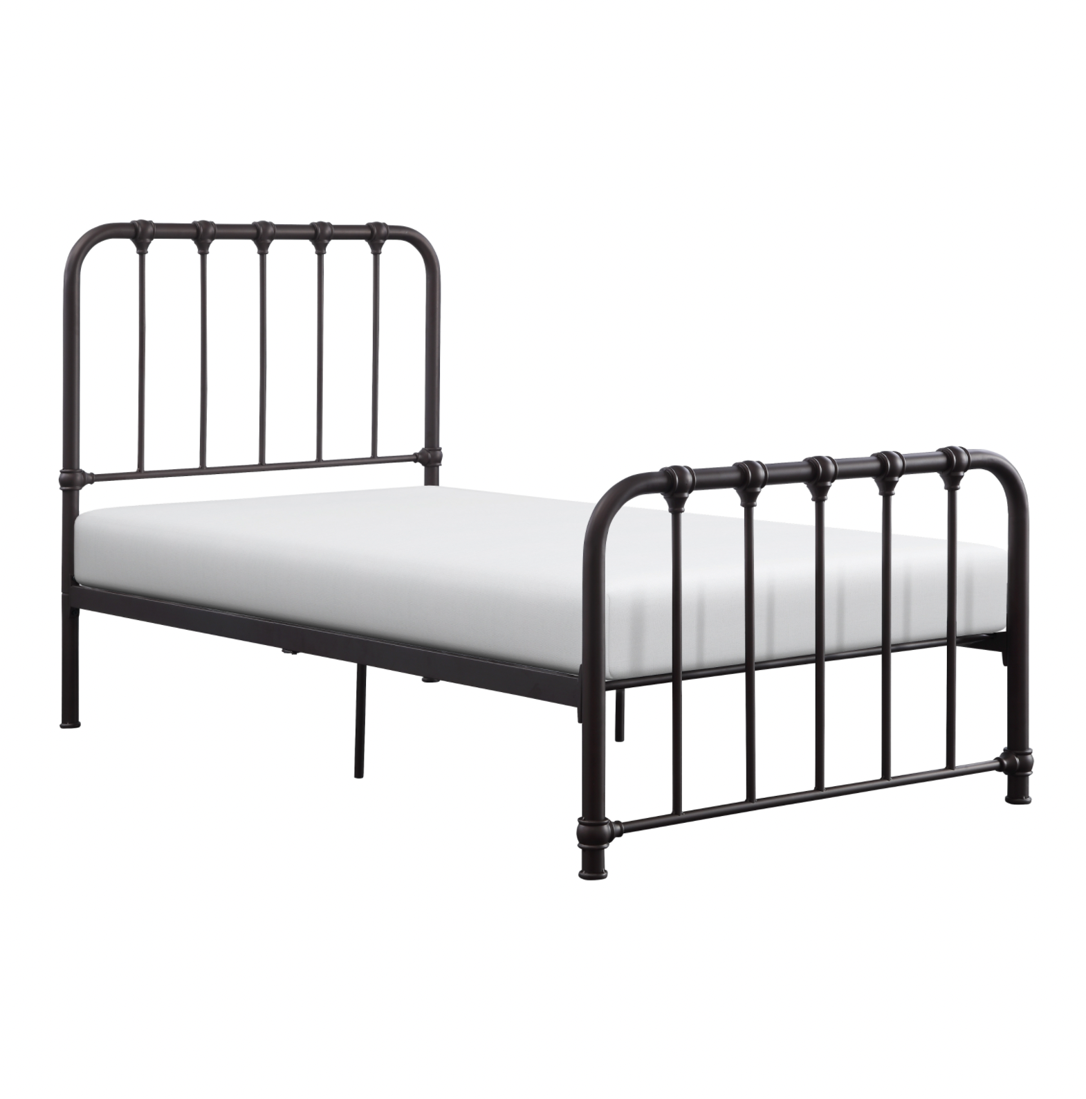 Bethany Dark Bronze Twin Metal Platform Bed - 1571DZT-1 - Luna Furniture - Dallas Store