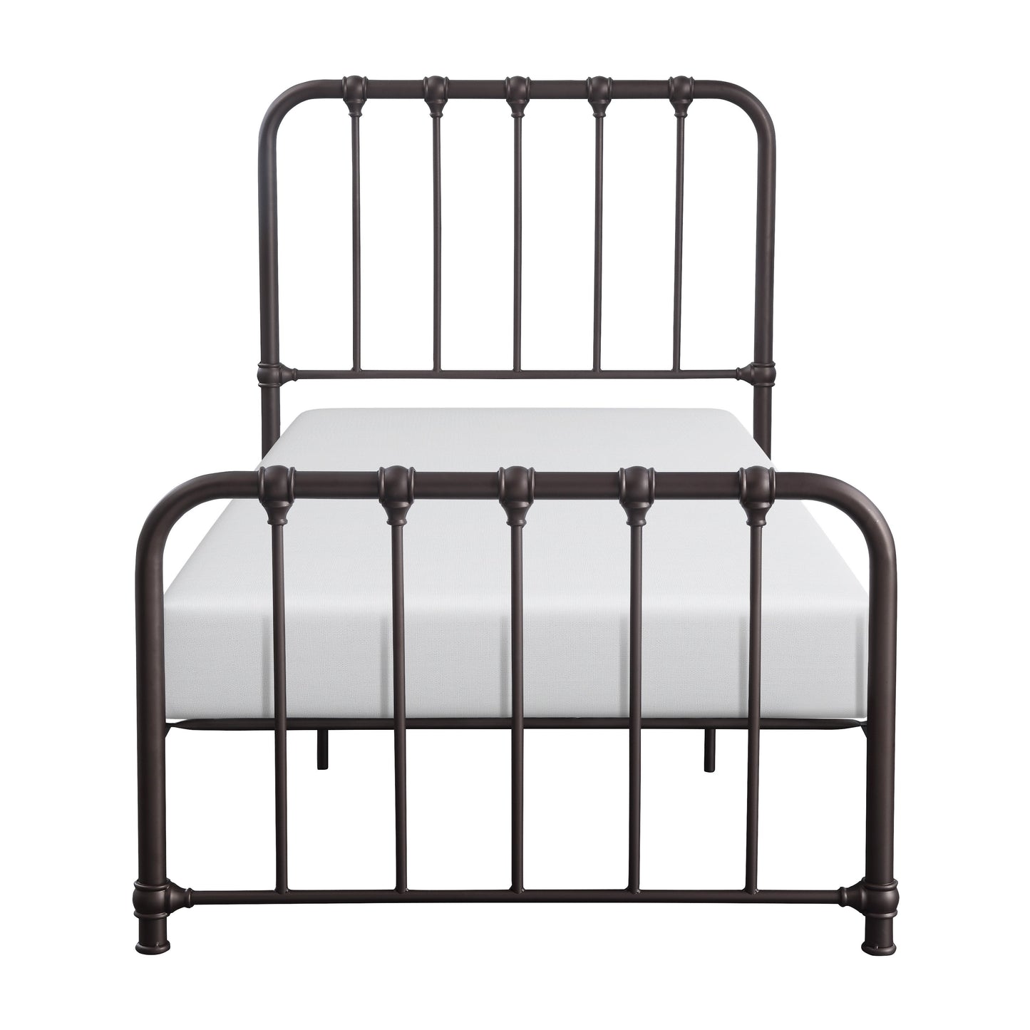 Bethany Dark Bronze Twin Metal Platform Bed - 1571DZT-1 - Luna Furniture - Dallas Store