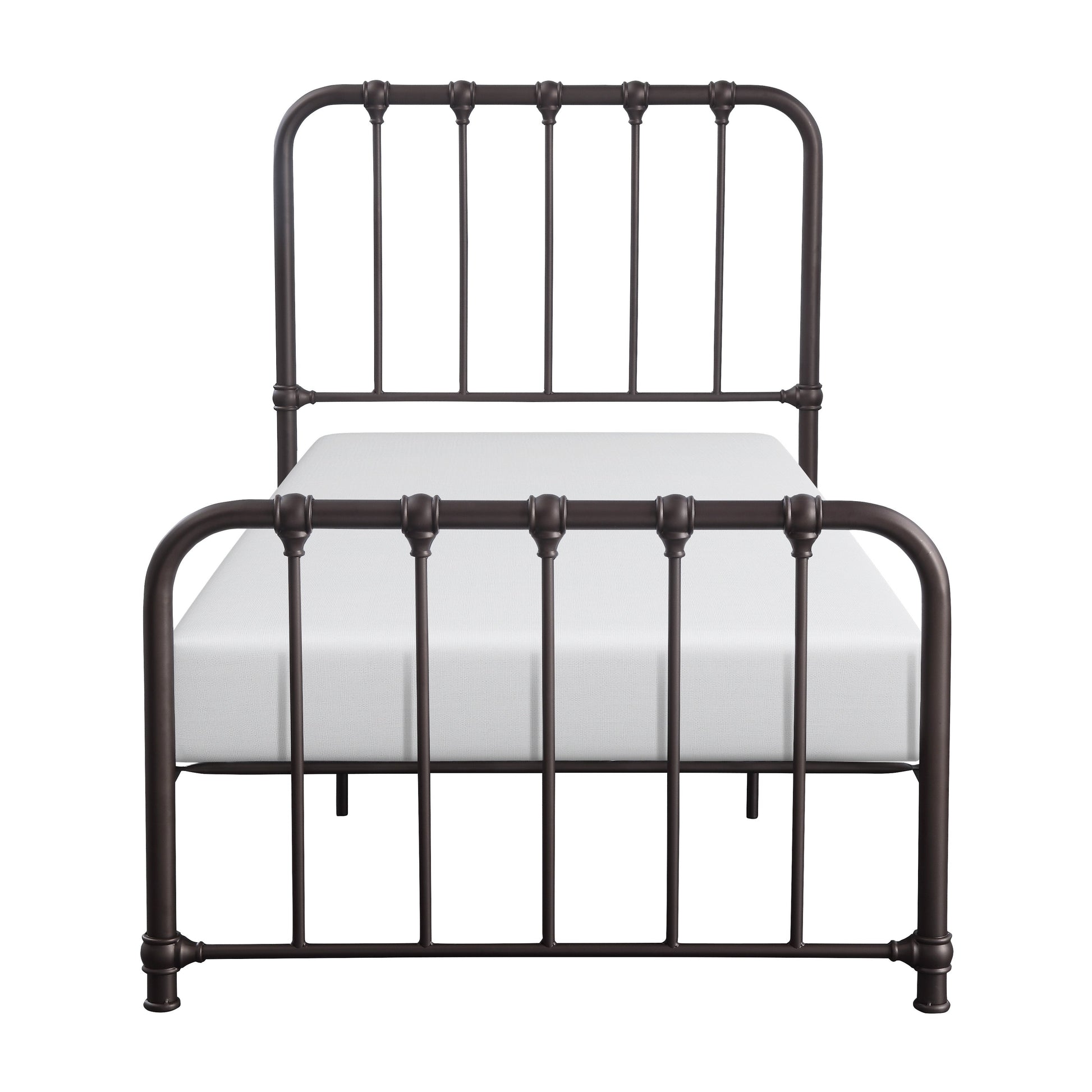 Bethany Dark Bronze Twin Metal Platform Bed - 1571DZT-1 - Luna Furniture - Dallas Store